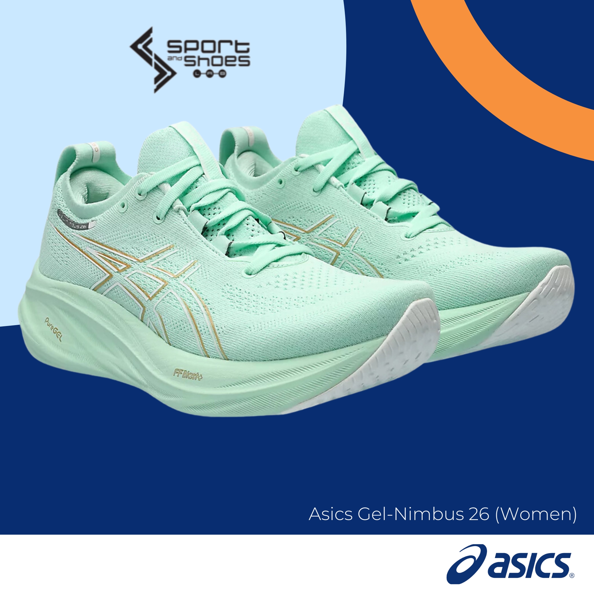 Asics Gel-Nimbus26 WIDE (W) (1012B602-300)